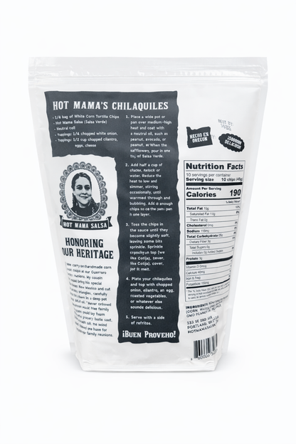 Hot Mama Salsa - White Corn Chips