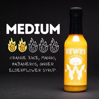 Newks Hot Sauce - Newks Elderfire Mango Hot Sauce