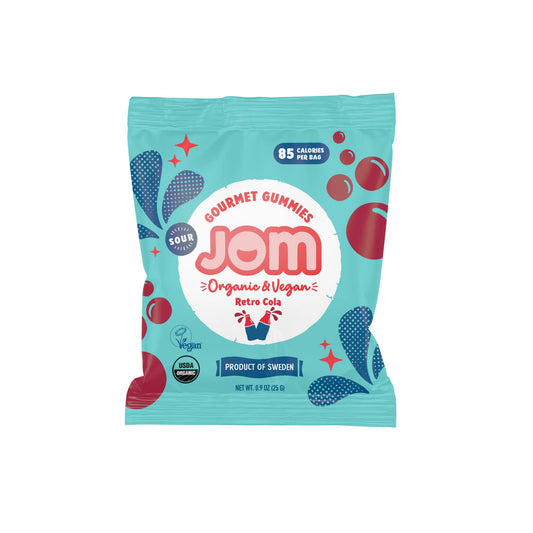 JOM - Snack Packs - Swedish Organic & Vegan Retro Cola Gummies
