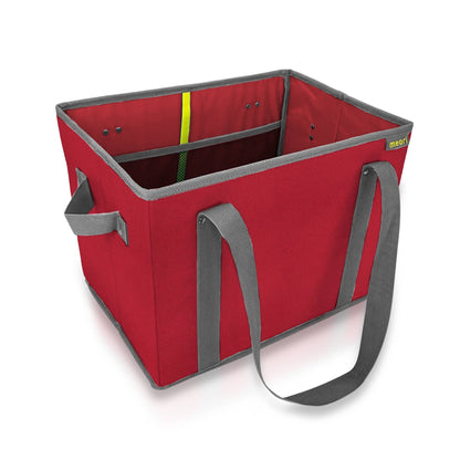 meori Inc - Reusable Grocery Basket Tote Collapsible: Lava Black / Insulated
