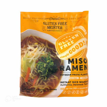 Gluten Free Meister - Instant Ramen-MISO 24-pack (Vegan/Gluten Free)