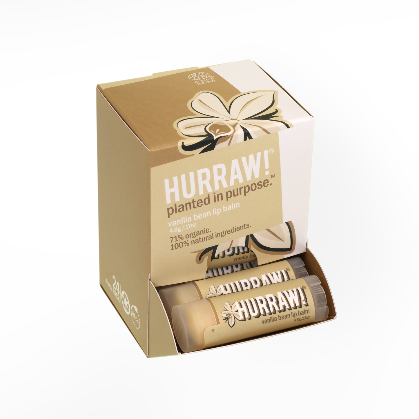 Hurraw! Balm - Hurraw! Vanilla Bean Lip Balm