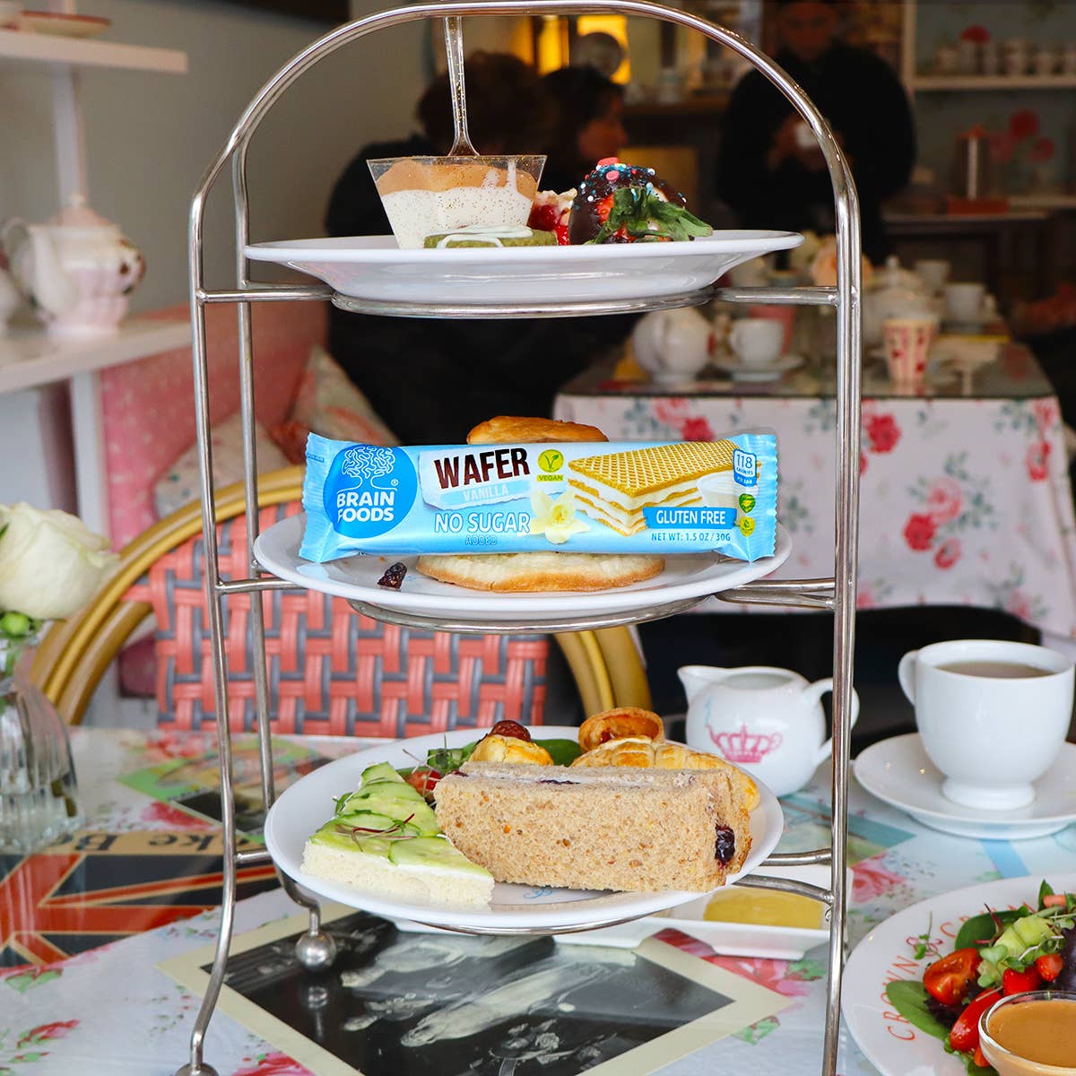 Wilton Mettler LLC - Brain Foods Gluten Free Vegan No Sugar Added Vanilla Wafer