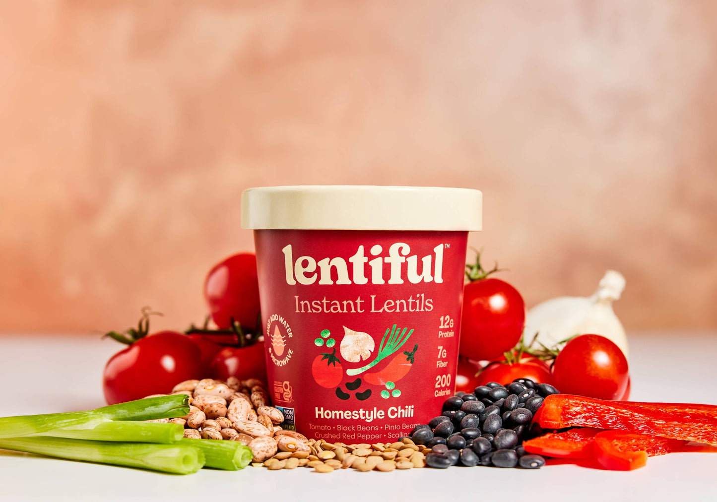 Lentiful - Homestyle Chili Instant Lentils