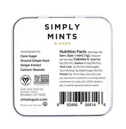 Simply Gum - Simply Mints - Ginger