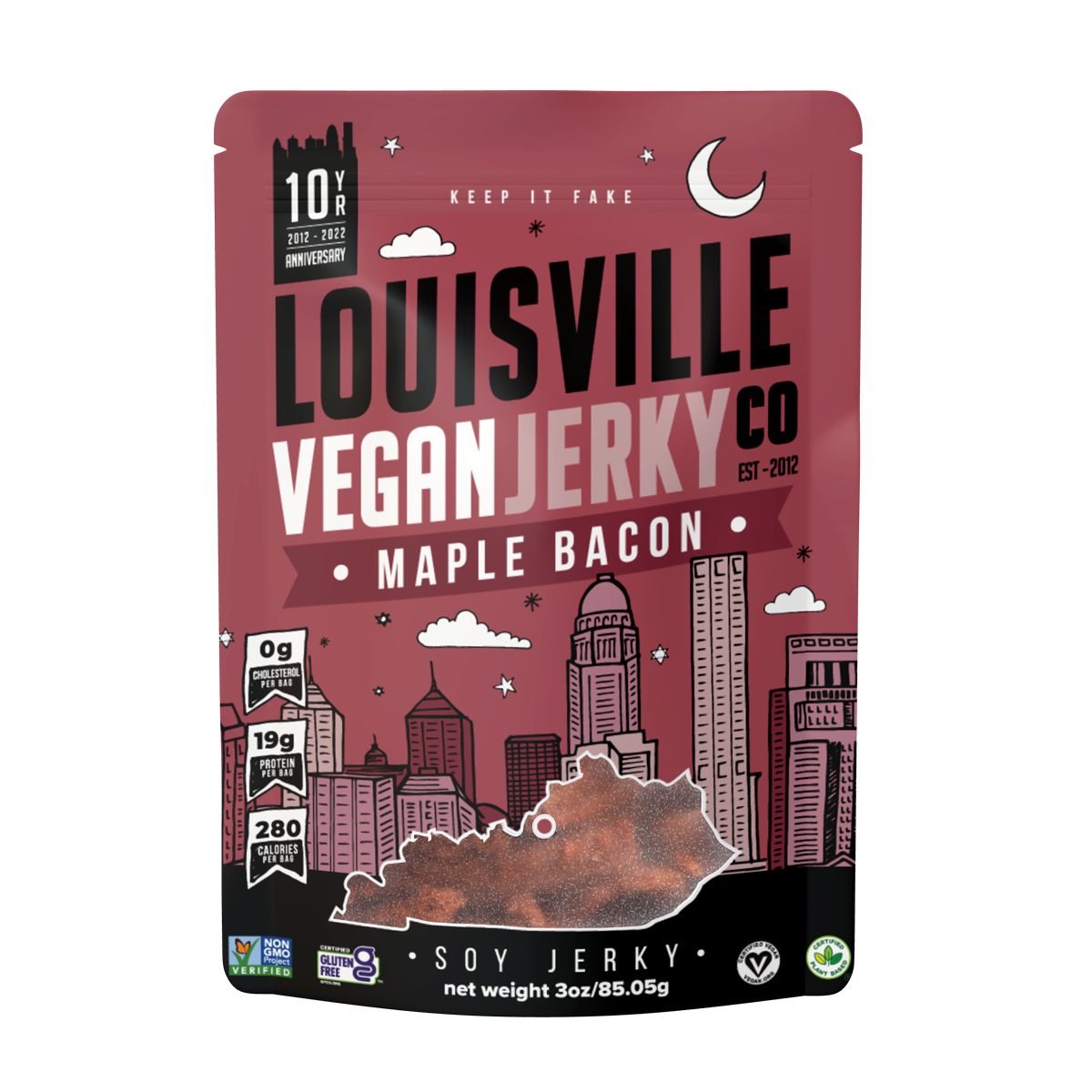 Louisville Vegan Jerky Co. - Maple Bacon Jerky