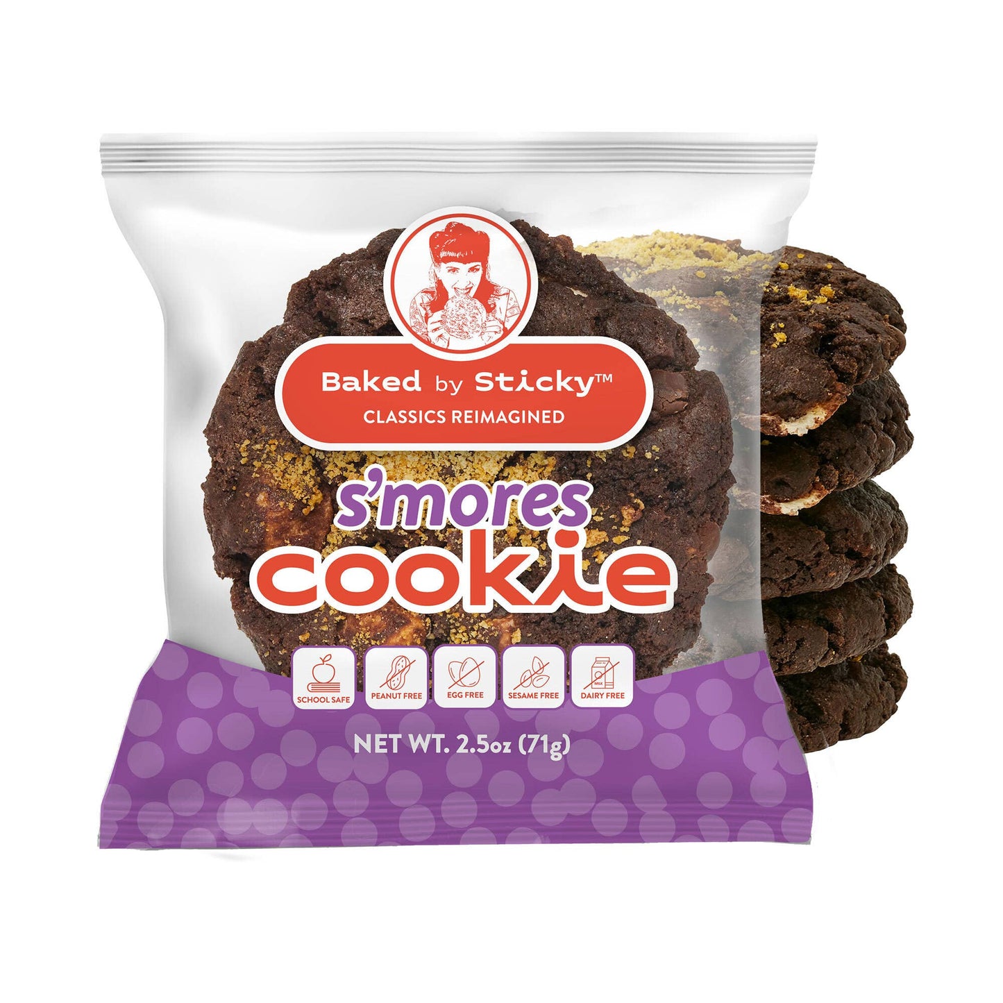 Baked by Sticky - Vegan S'mores Cookie