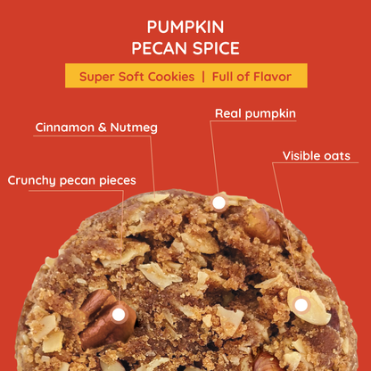 Maxine's Heavenly - Pumpkin Pecan Spice Cookies - 7.2 oz Box