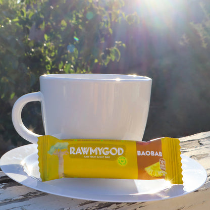 Wilton Mettler LLC - 
RAWMYGOD Raw Fruit & Nut Bar - Baobab