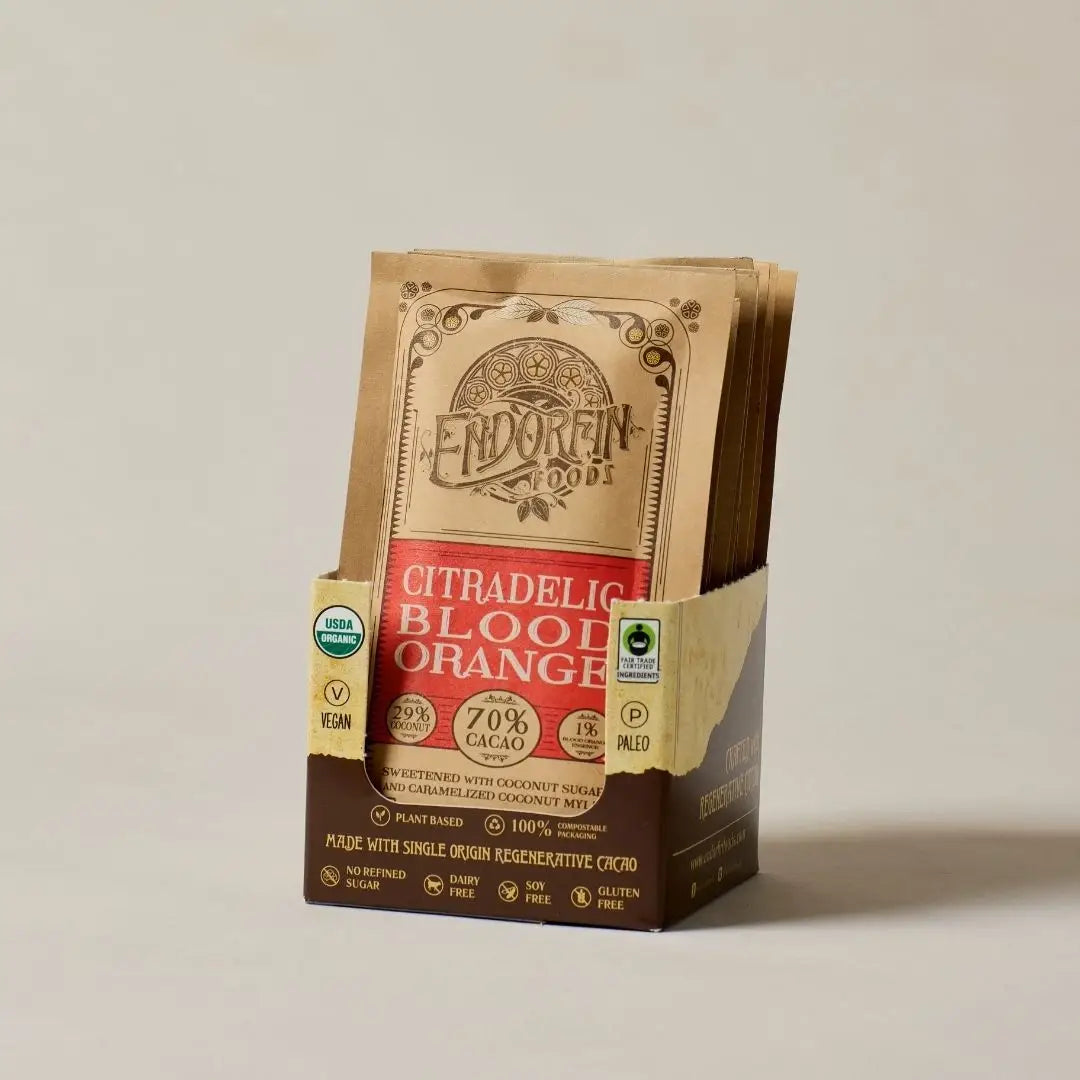 Endorfin Citradelic Dark Chocolate Bar 70% Cacao