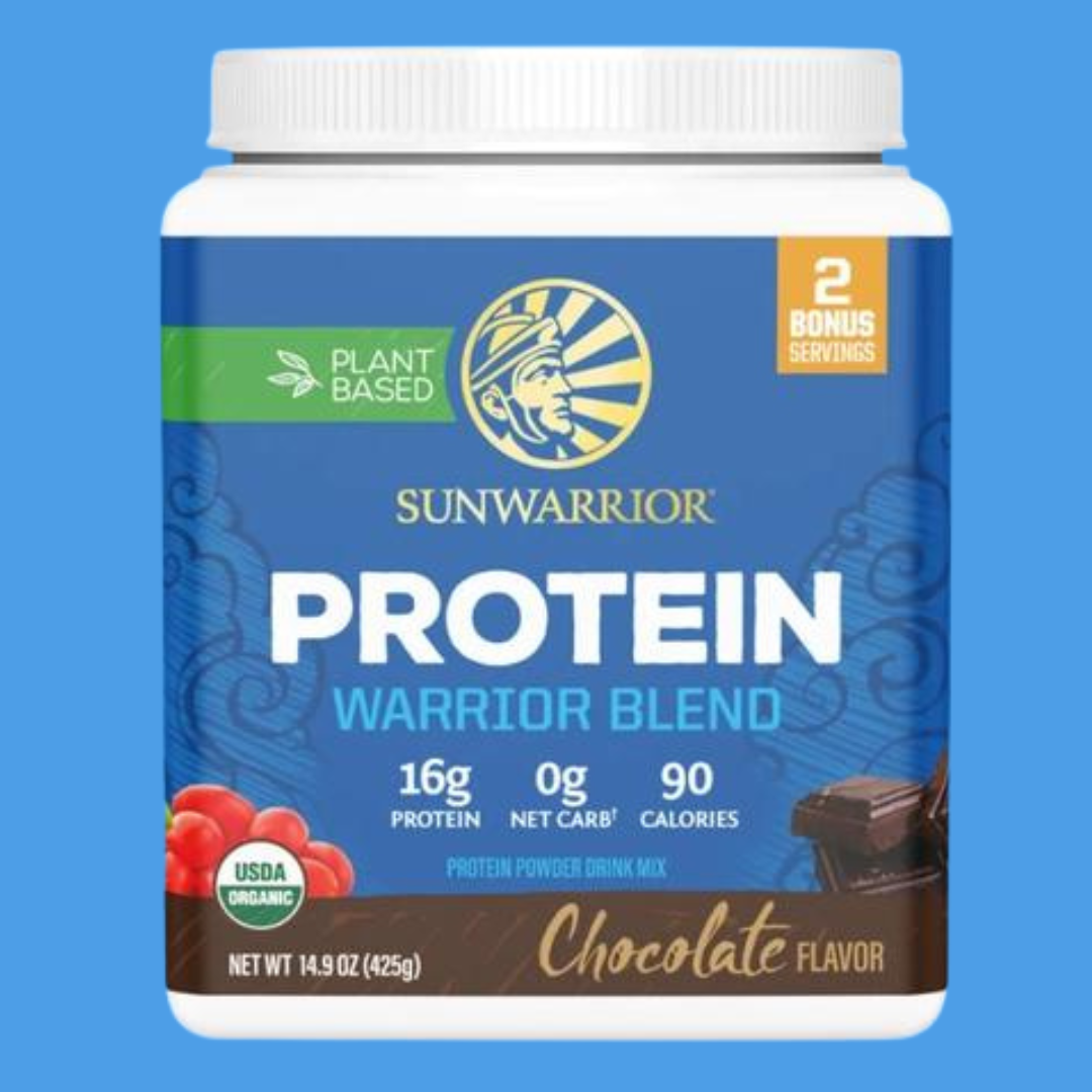 Sunwarrior - Warrior Blend Chocolate Protein - Pea Protein Powder: 375g