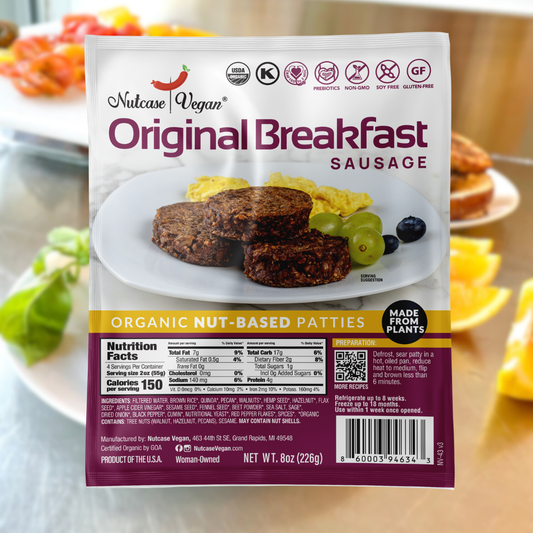 Nutcase Vegan - Breakfast Sausage Patties