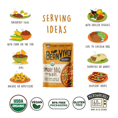 BeanVIVO Organics - Smoky BBQ Pinto Beans