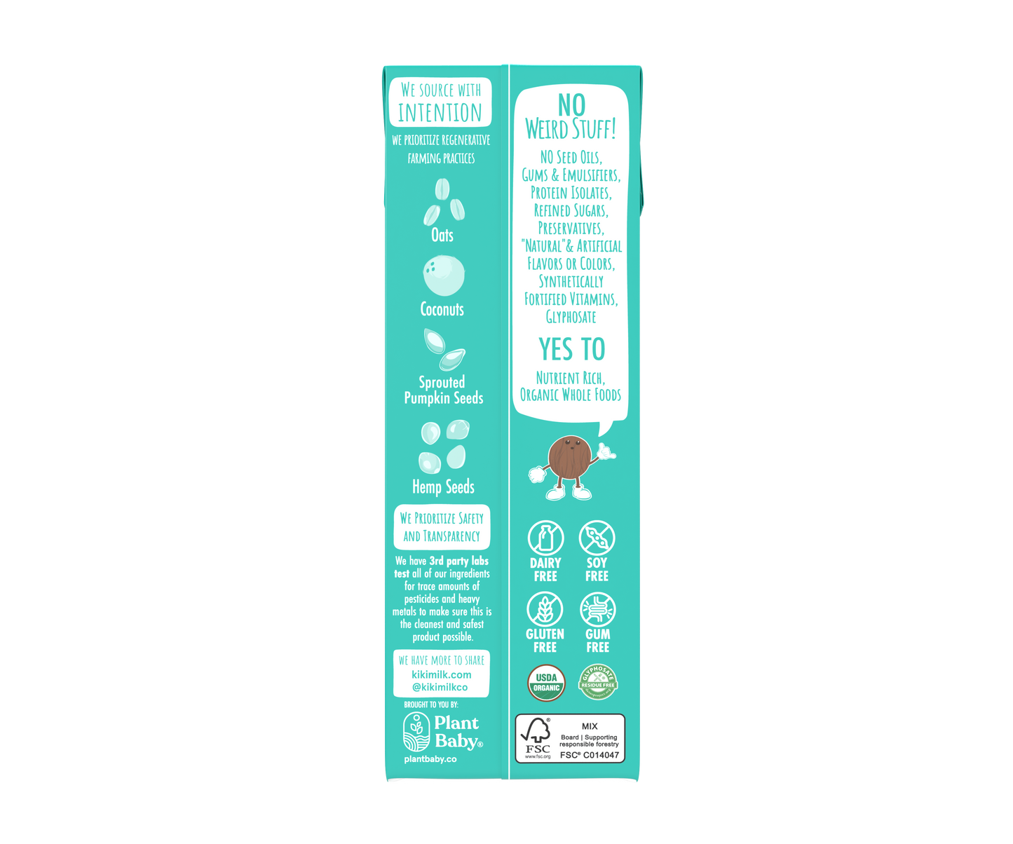 Kiki Milk - Kiki Milk Unsweetened - 32oz