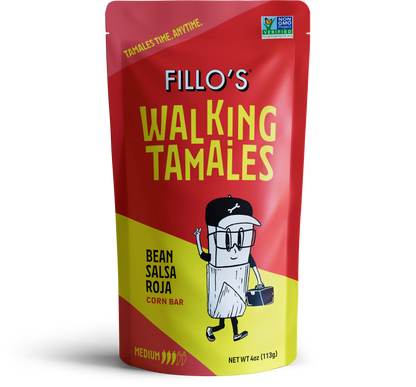 FILLO'S - Walking Tamales Bean Salsa Roja