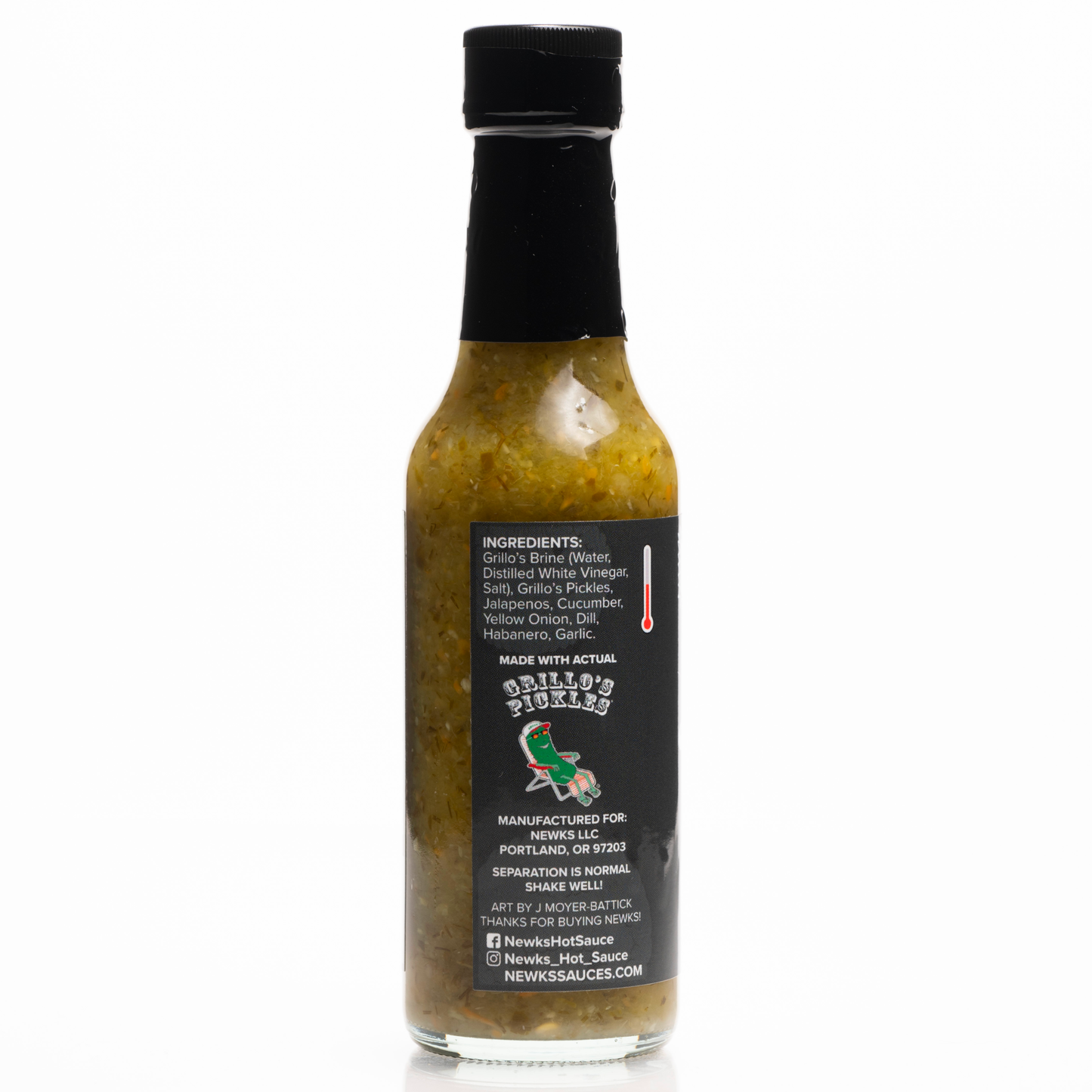 Newks Hot Sauce - Newks x Grillos Dill Pickle Hot Sauce