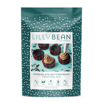 LillyBean Baking - Chocolate Buttercream Frosting Mix (Vegan & Gluten-Free)