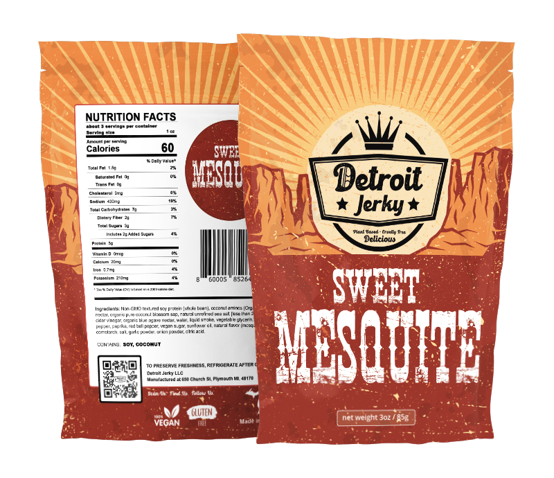 Detroit Jerky LLC - Detroit Jerky - Sweet Mesquite