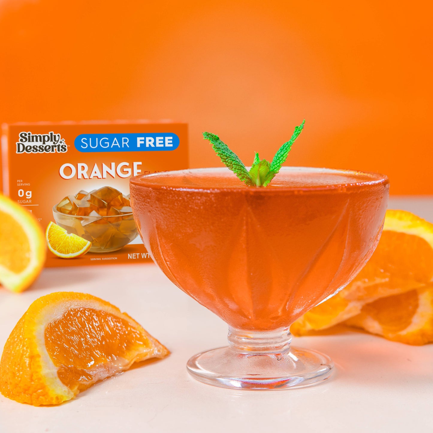 Simply Desserts - Orange Jel Dessert