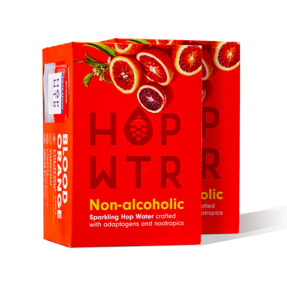 HOPWTR  - Blood Orange Sparkling Hop Water