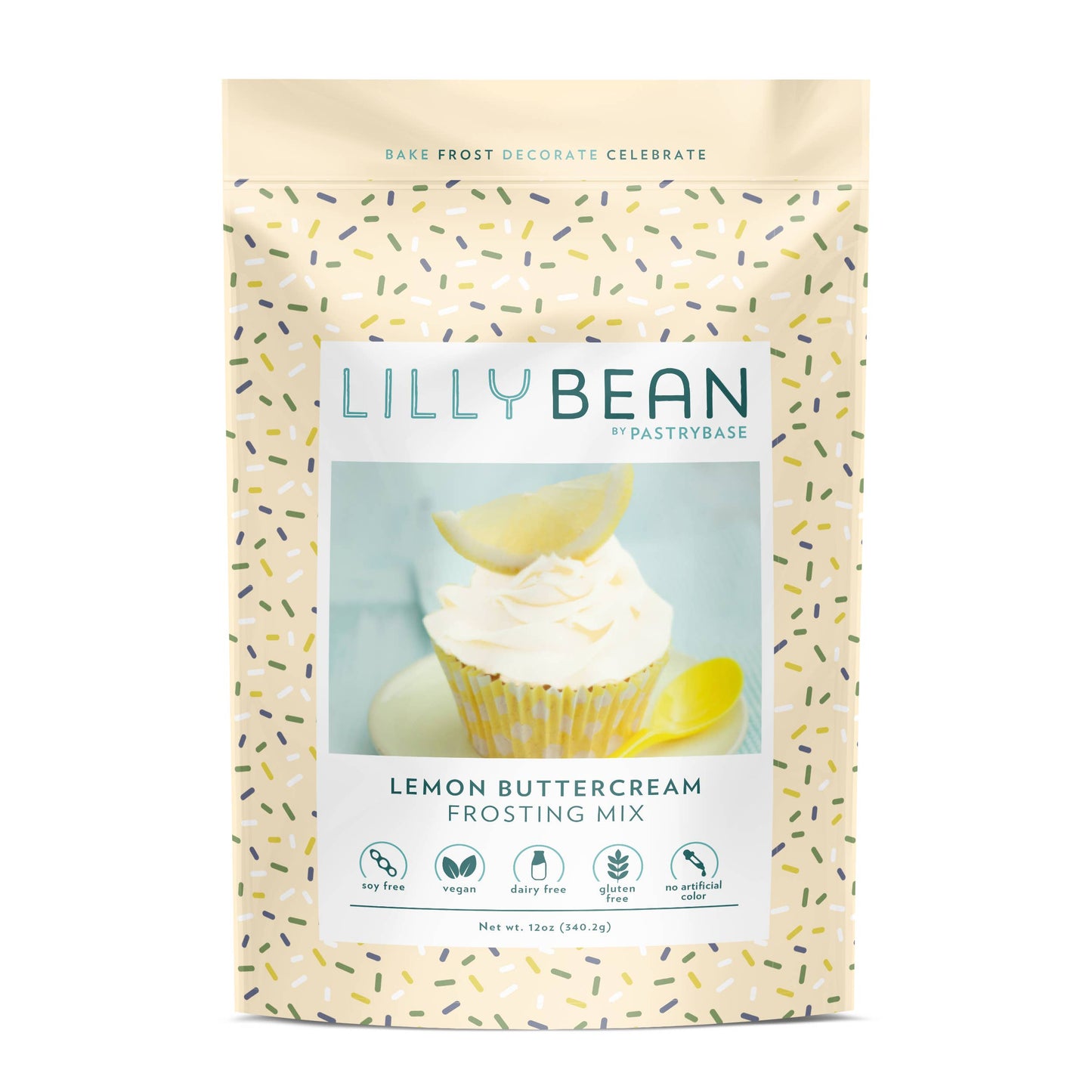 LillyBean Baking - Lemon Buttercream Frosting Mix (Vegan & Gluten-Free)
