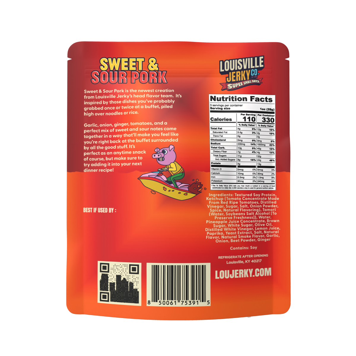 Louisville Foods - Sweet & Sour Pork Jerky
