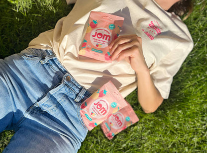 JOM - Swedish Organic and Vegan Strawberry & Peach Gummies