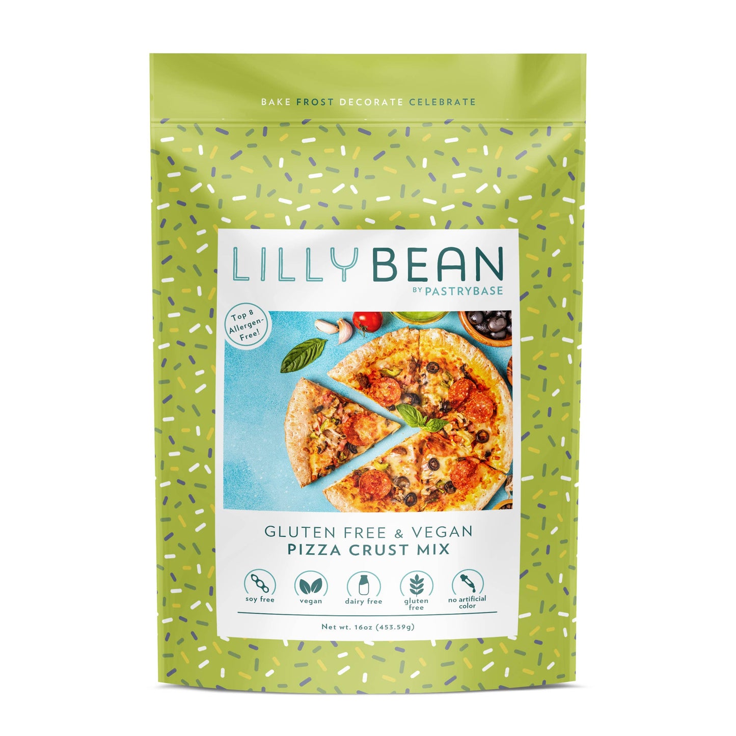 LillyBean Baking - Pizza Crust Mix (Vegan & Gluten-Free)