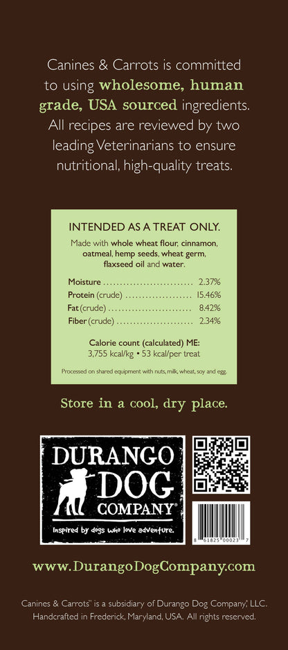 Durango Dog Co - CANINES & CARROTS Dog Treats /Singles