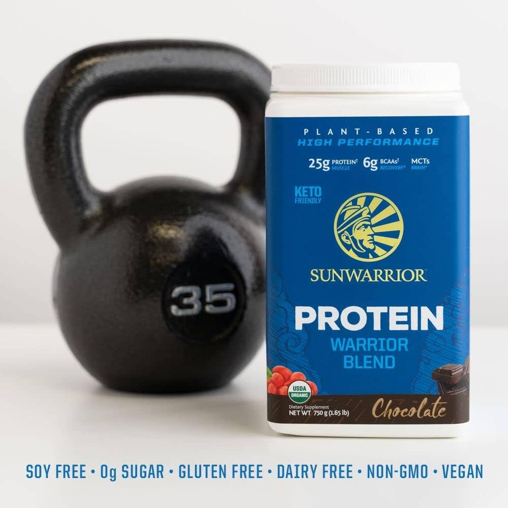 Sunwarrior - Warrior Blend Chocolate Protein - Pea Protein Powder: 750g