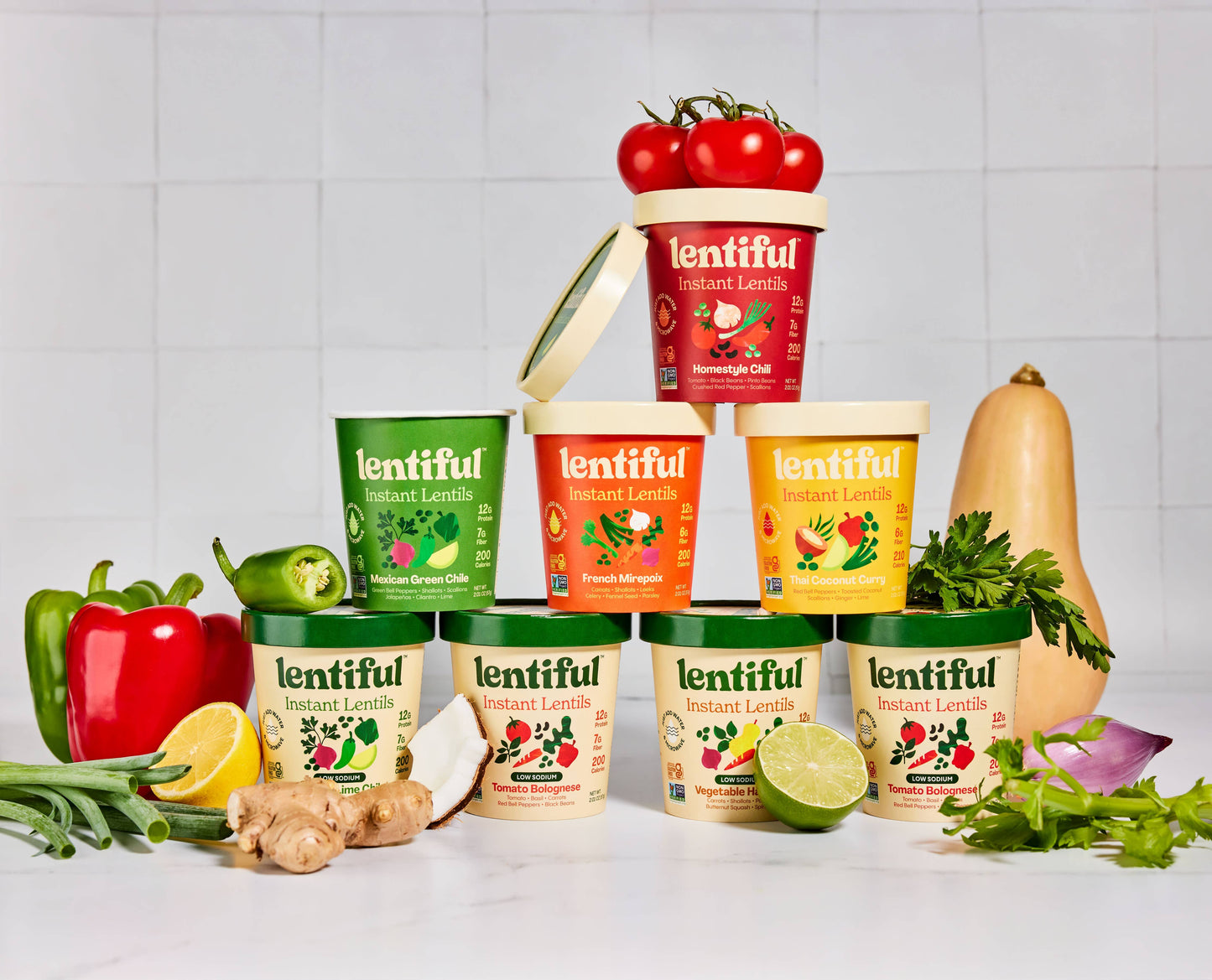 Lentiful - Homestyle Chili Instant Lentils