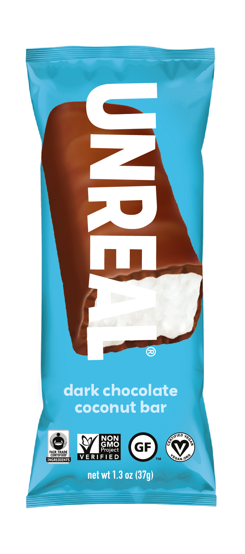 UNREAL - Dark Chocolate Coconut Bar Snack Size - 12 Count