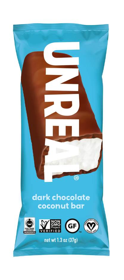 UNREAL - Dark Chocolate Coconut Bar Snack Size - 12 Count