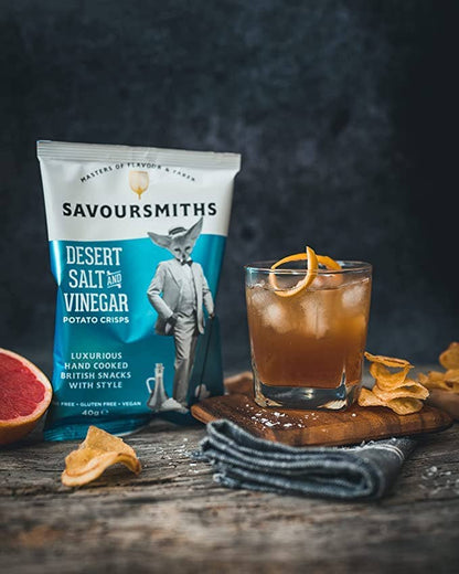 Savoursmiths - Single Serve Desert Salt & Vinegar Potato Crisps 1.41oz