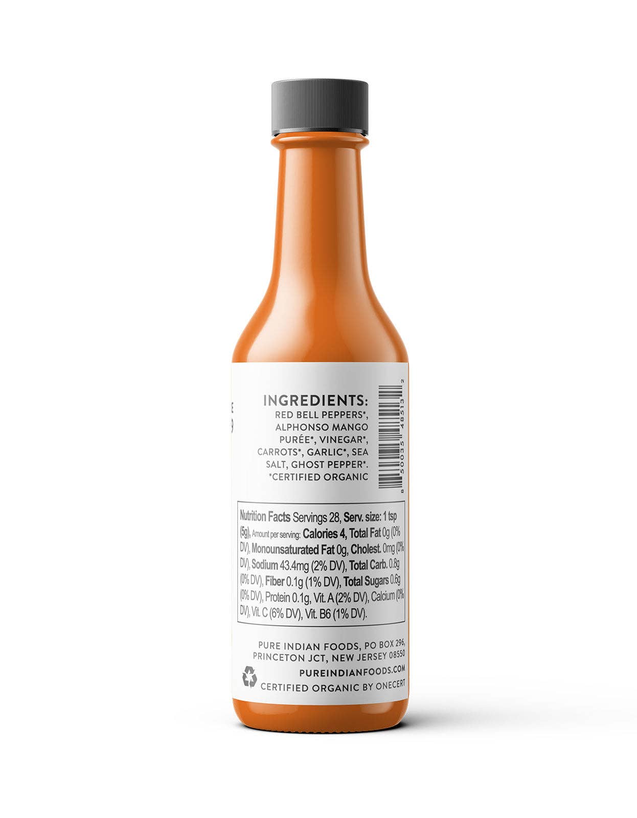 Pure Indian Foods - KICK Hot Sauce, Certified Organic - 5 oz