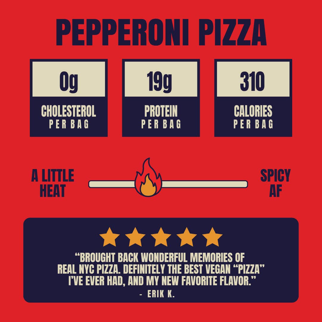 Louisville Vegan Jerky Co. - Pepperoni Pizza Jerky