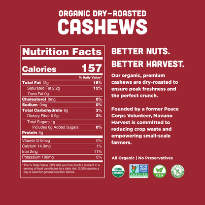 Mavuno Harvest - Roasted Cashew 4 oz