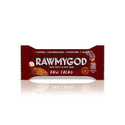 Wilton Mettler LLC - RAWMYGOD Raw Fruit and Nut Bar - Cacao