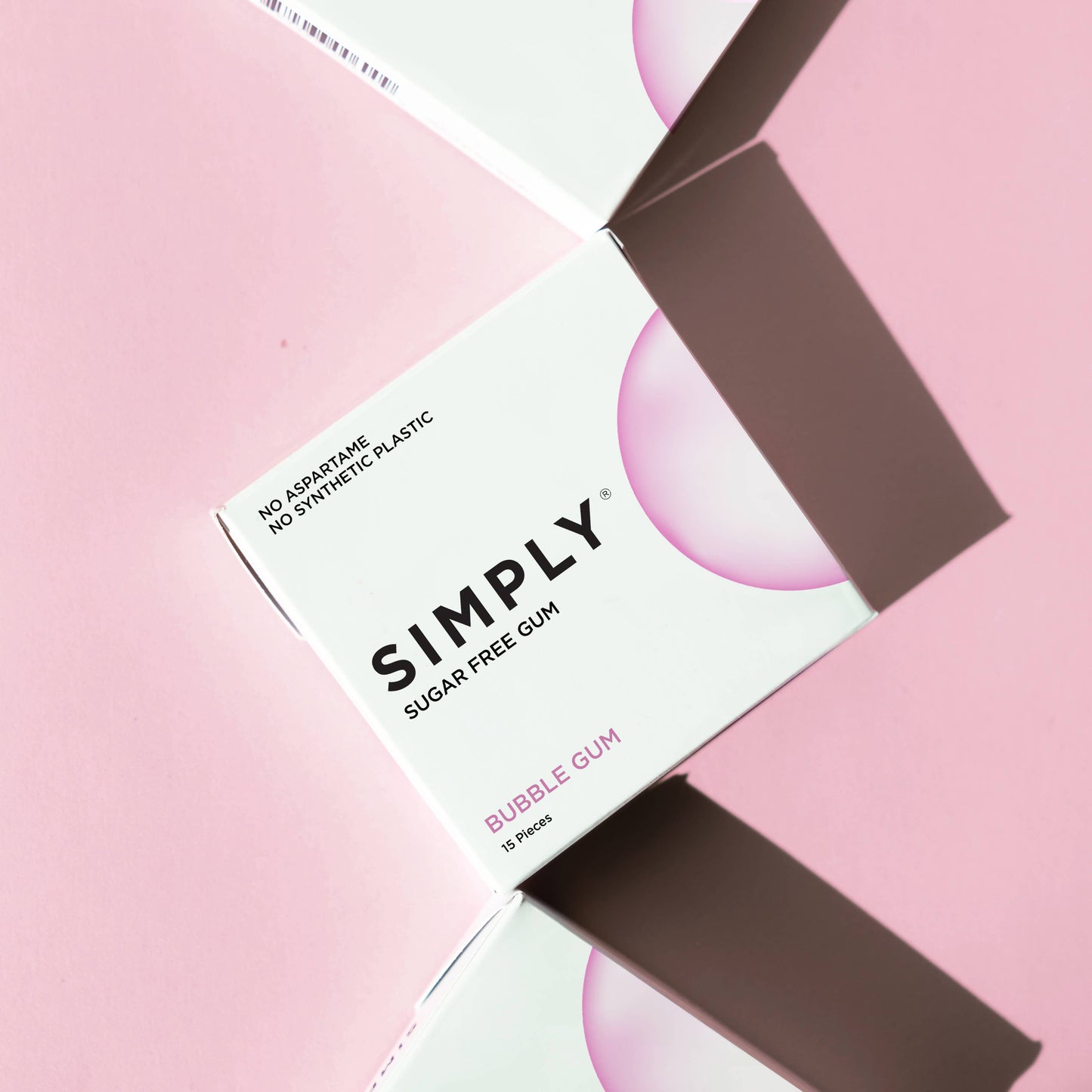 Simply Gum - Sugar Free Bubble Gum - Natural + Plastic-Free