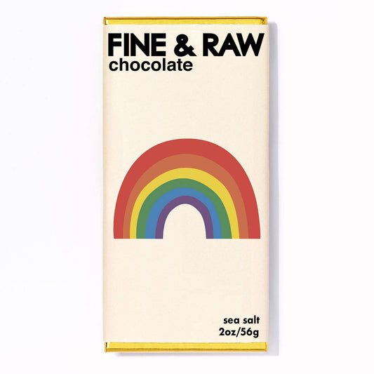 FINE & RAW - Sea Salt Chocolate Bar 2oz