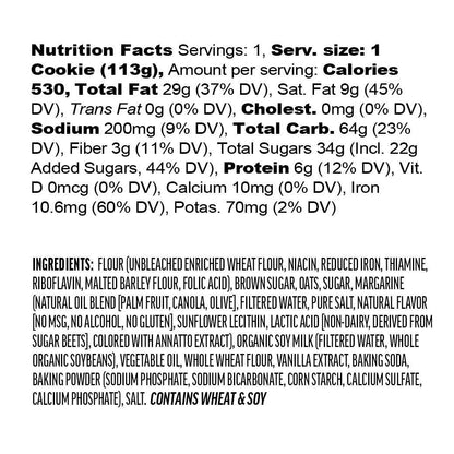 Baked by Sticky - Chewy Vegan Oatmeal Creme Cookie, Plant Based, Kosher