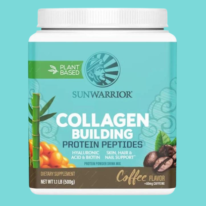 Sunwarrior - Coffee Collagen Drink Powder - Vegan, Plant-Based, Soy-Free