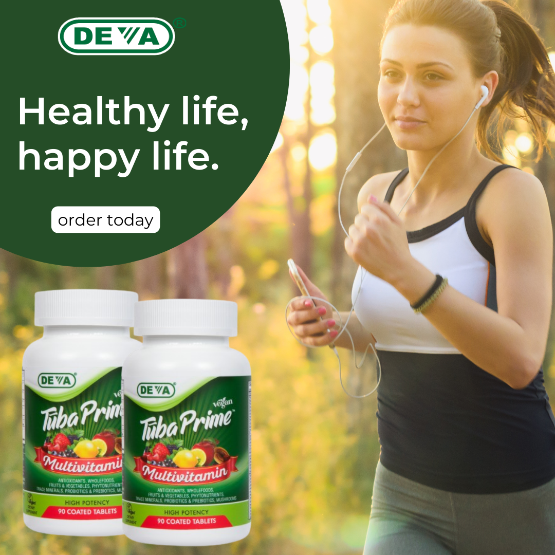 Deva Nutrition - Vegan Tūba Prime Multivitamin & Mineral - Iron Free