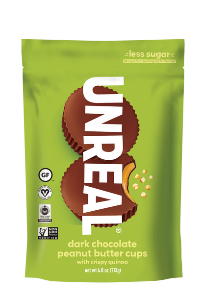 UNREAL - Dark Chocolate Crispy Quinoa Peanut Butter Cups