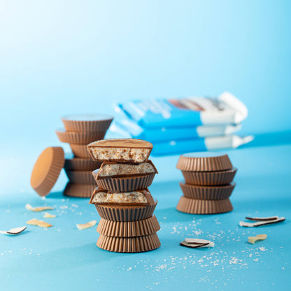 7th Heaven Chocolate - Oat Milk Chocolate - Caramelized Coconut Cups, Vegan, Kosher