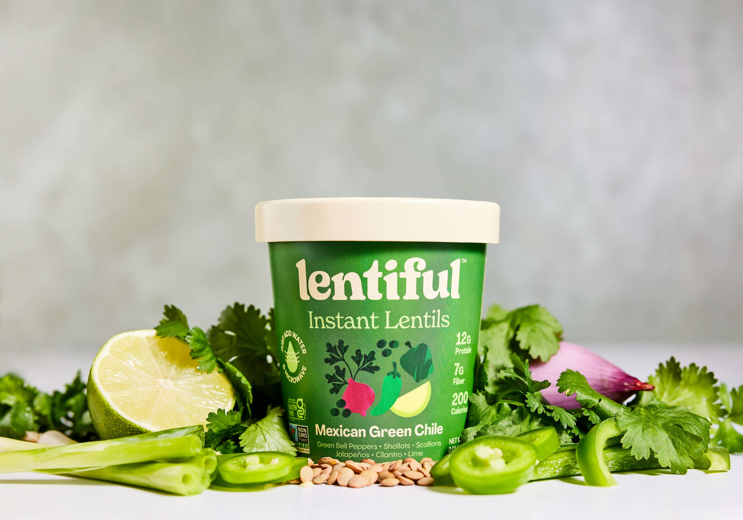 Lentiful - Mexican Green Chile Instant Lentils