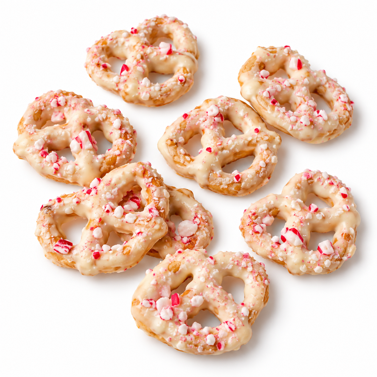 No Whey Foods - Candied White Chocolate Pretzels (10 Units) - Allergy Friend