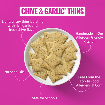 Every Body Eat® - Chive & Garlic Snack Thins 4oz