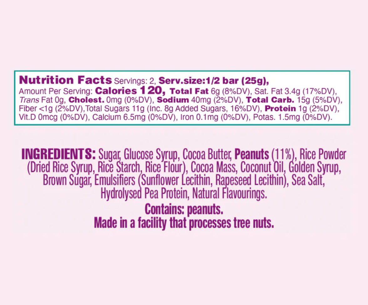 Trupo Treats - Peanut Caramel Bar- Vegan & Gluten-Free Chocolate Snacks