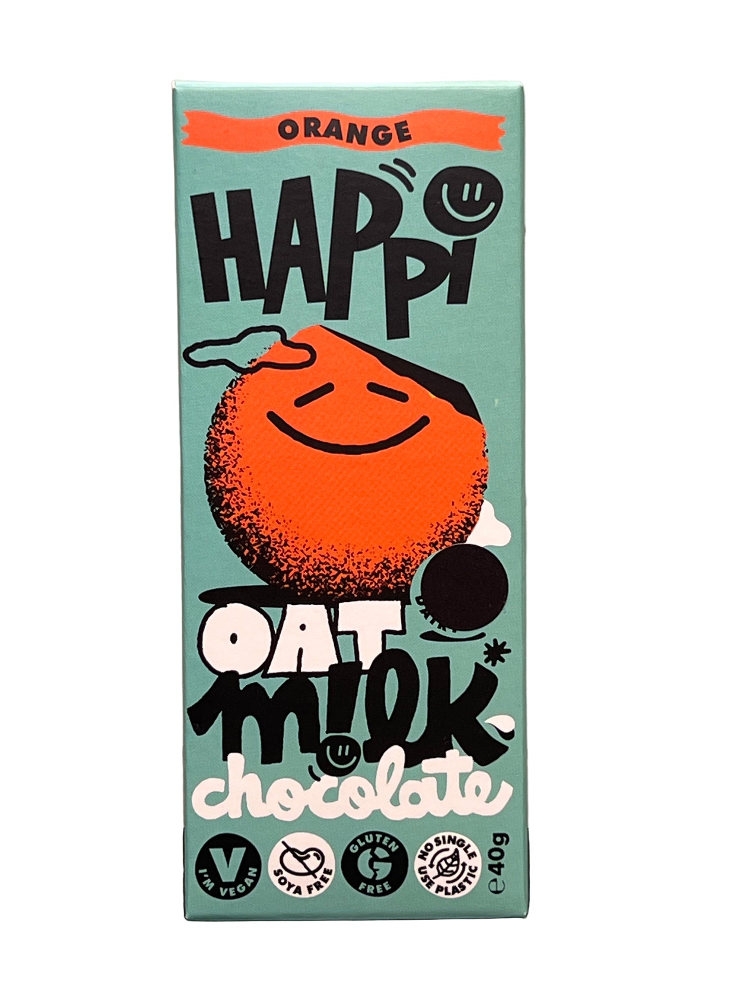 Happi Orange Oat Milk Chocolate 40g